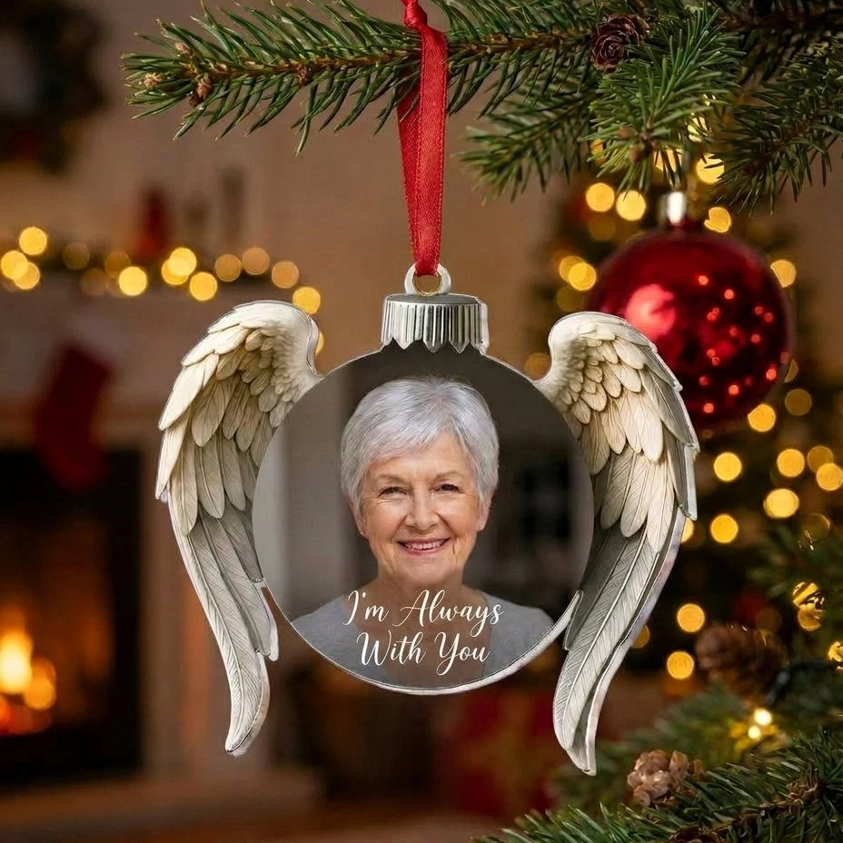 Always Near Ornament on a Christmas tree