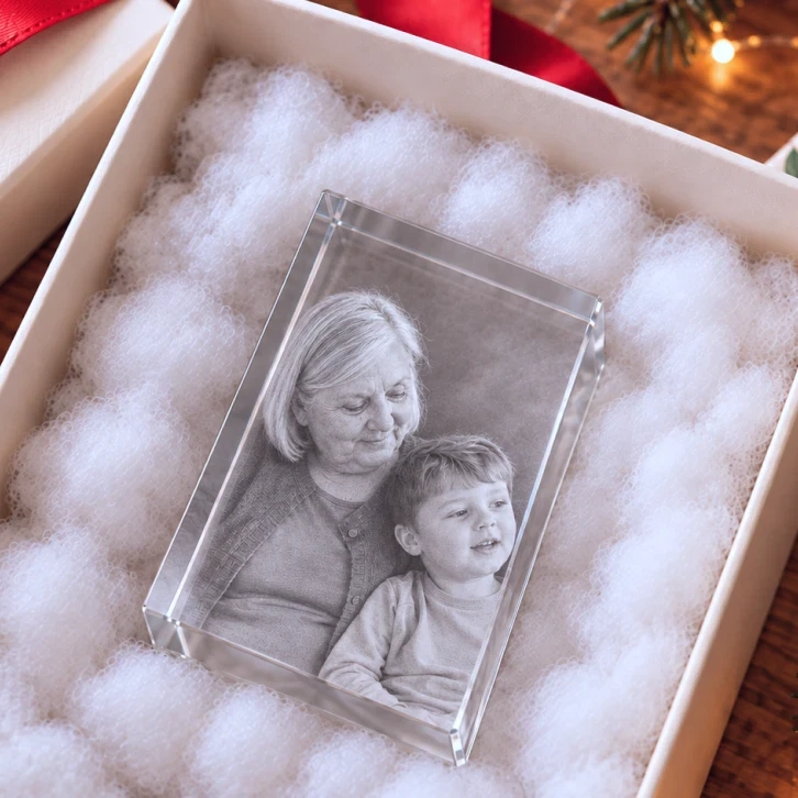 The Living Memory Crystal in its gift box
